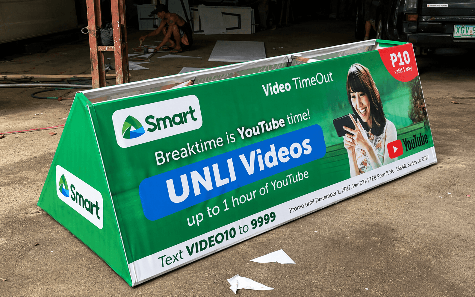 Smart Jeepney Ads Preparation