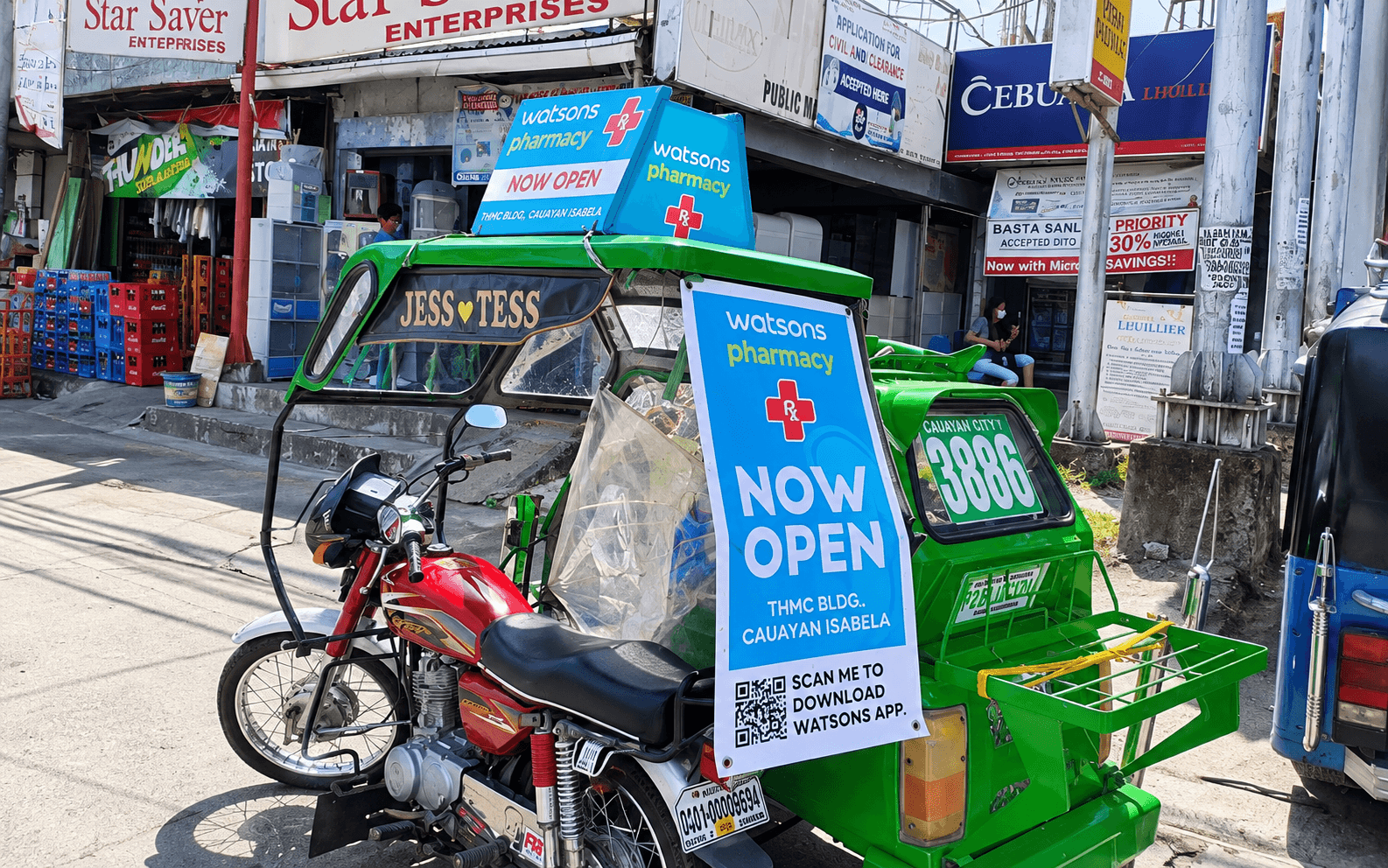 Watsons Tricycle Ads